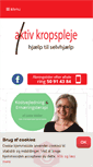 Mobile Screenshot of aktivkropspleje.com